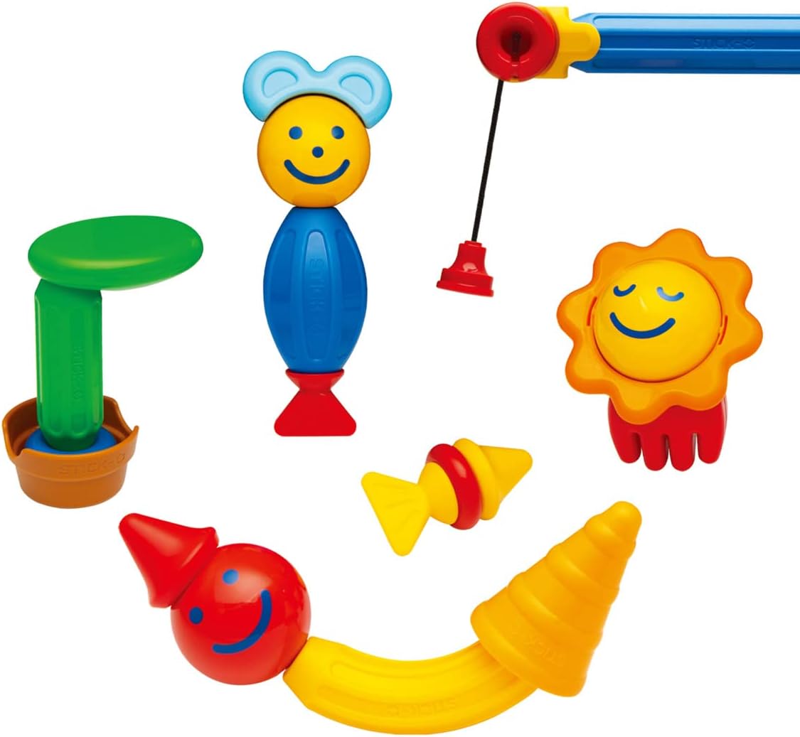Bonernund Stick-O Fishing Set 26 Pieces Round 1.5 Year Old SO902006 Red Blue etc