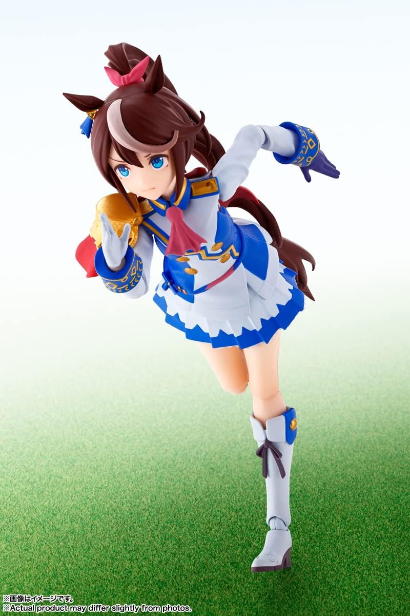 S.H. Figuarts Uma Musume Pretty Derby Tokai Teio Special Edition, Approx. 4.9 inches (125 mm), PVC & ABS, Pre-painted Action Figure