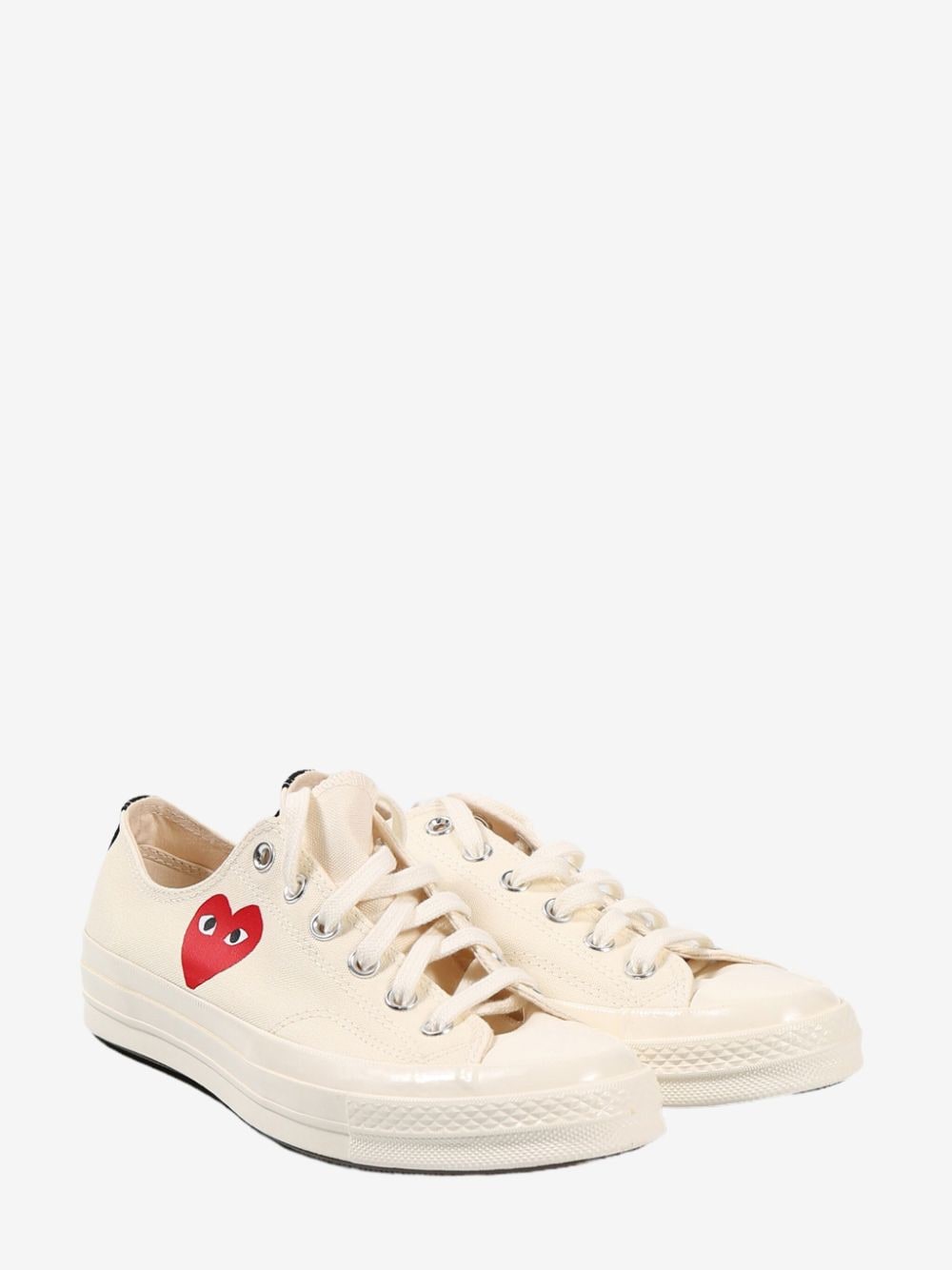 Comme Comme Des Garcons Chuck Taylor Small Red Heartスニーカー - Image 7