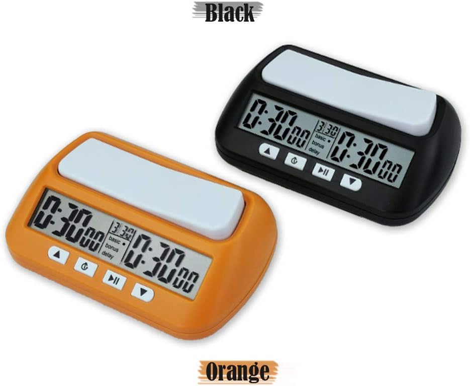 Lixada Digital Timer, Shogi / Go Competition Chess Clock, Digital Timer Game Timer Game, Multipurpose, Portable Professional