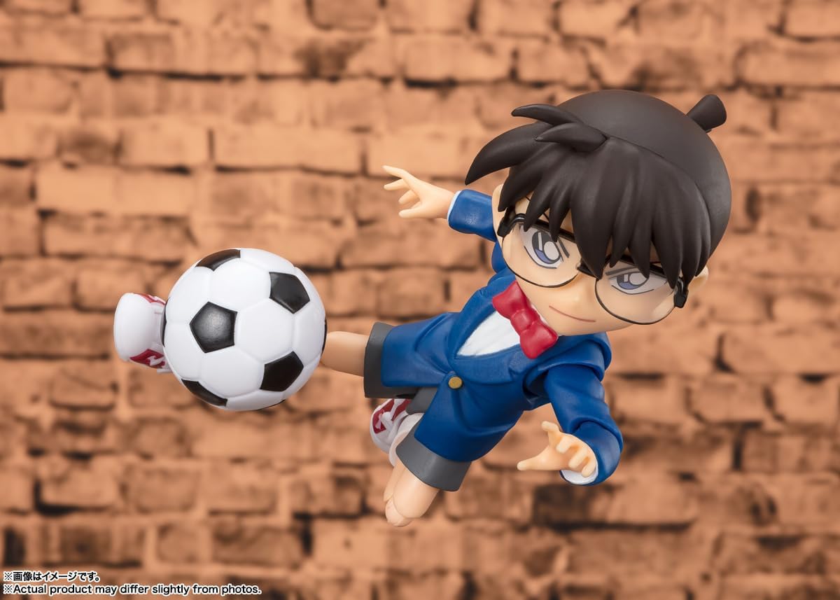S.H. Figuarts Detective Conan Edogawa Conan - Solved Edition, Approx. 3.5 inches (90 mm), ABS & PVC Pre-painted Action Figure
