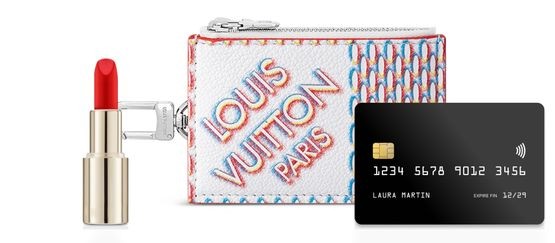 LOUIS VUITTON Double Zipped Card Holder - Image 7