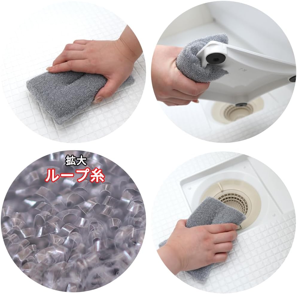 Bath Cleaner, Bath Artisan (16.9 fl oz (500 ml), Bath Sponge (3.9 x 6.3 inches (10 x 16 cm), Thickness 1.4 inches (3.5 cm), Set, Stubborn, Bath, Dirt, Water Scale, Cleaner, Cleaning Agent