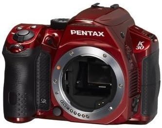 Pentax K-30 Weather-Sealed 16 MP CMOS Digital SLR with 18-55mm Lens (Red) by Pentax