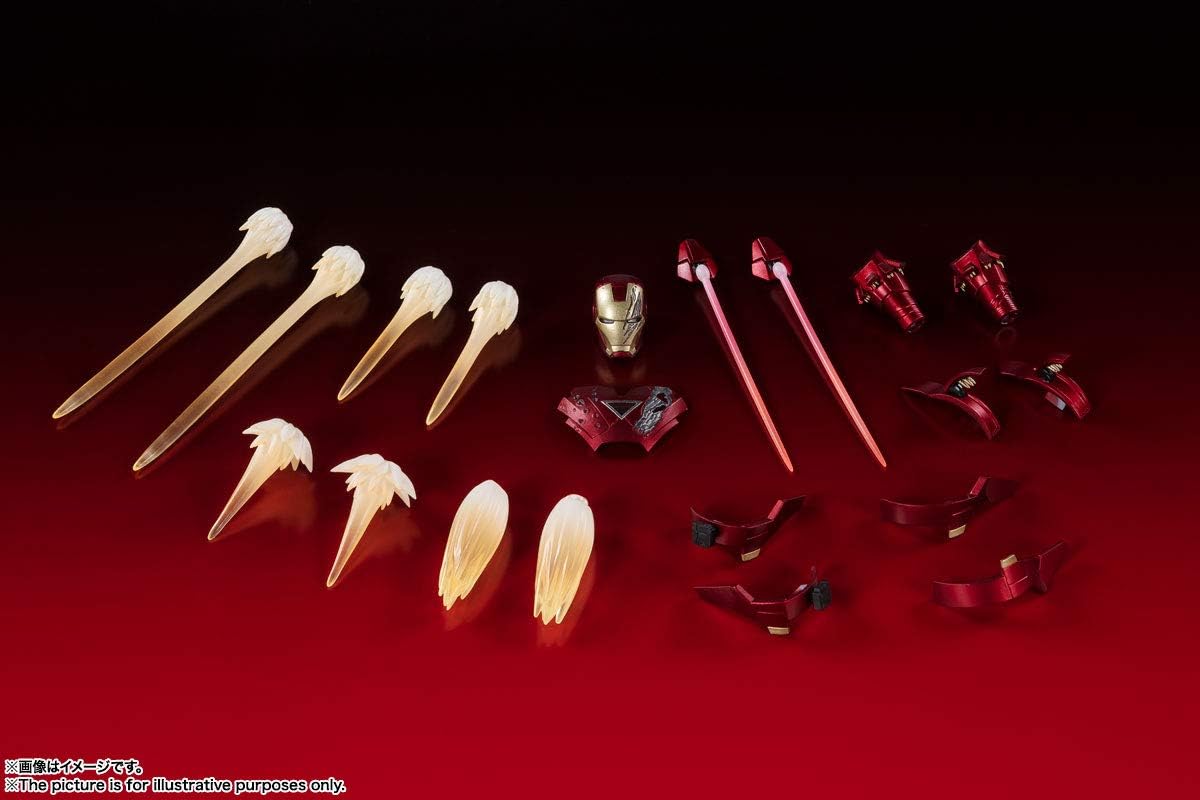 S.H. Figuarts Avengers Iron Man Mark 6-《BATTLE DAMAGE》EDITION - Approx. 5.9 inches (150 mm), PVC & ABS & Die Cast Pre-painted Action Figure
