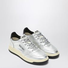 Autry Medalist Low Super Vintageスニーカーホワイト/タバコ - Image 7
