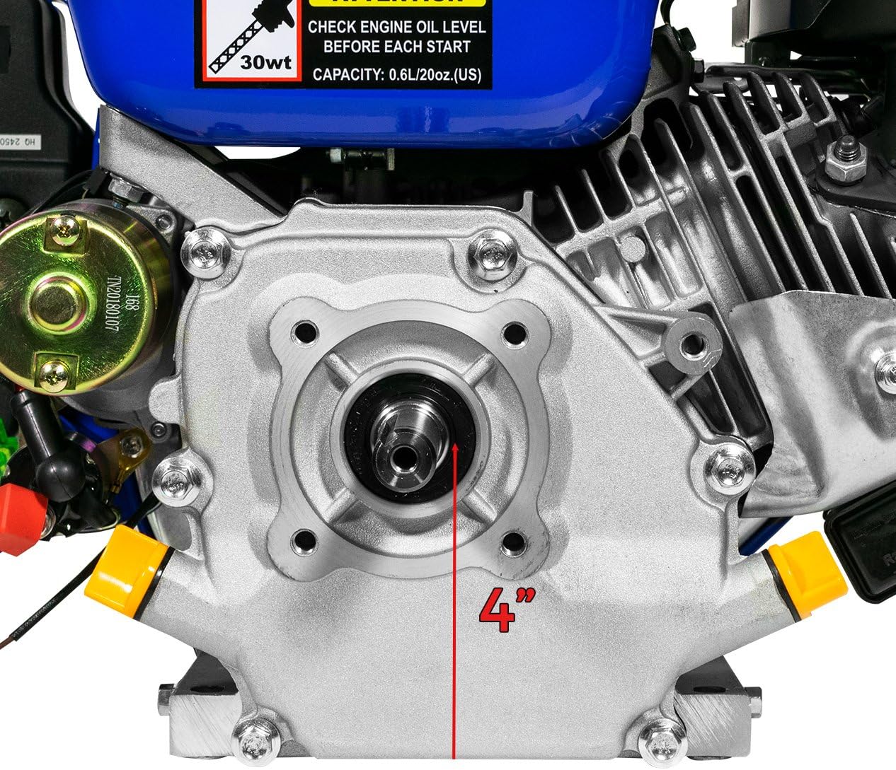 DuroMax XP7HPE 208cc Electric Start Gas Operated 50-State Approved Multi-Purpose Engine Blue