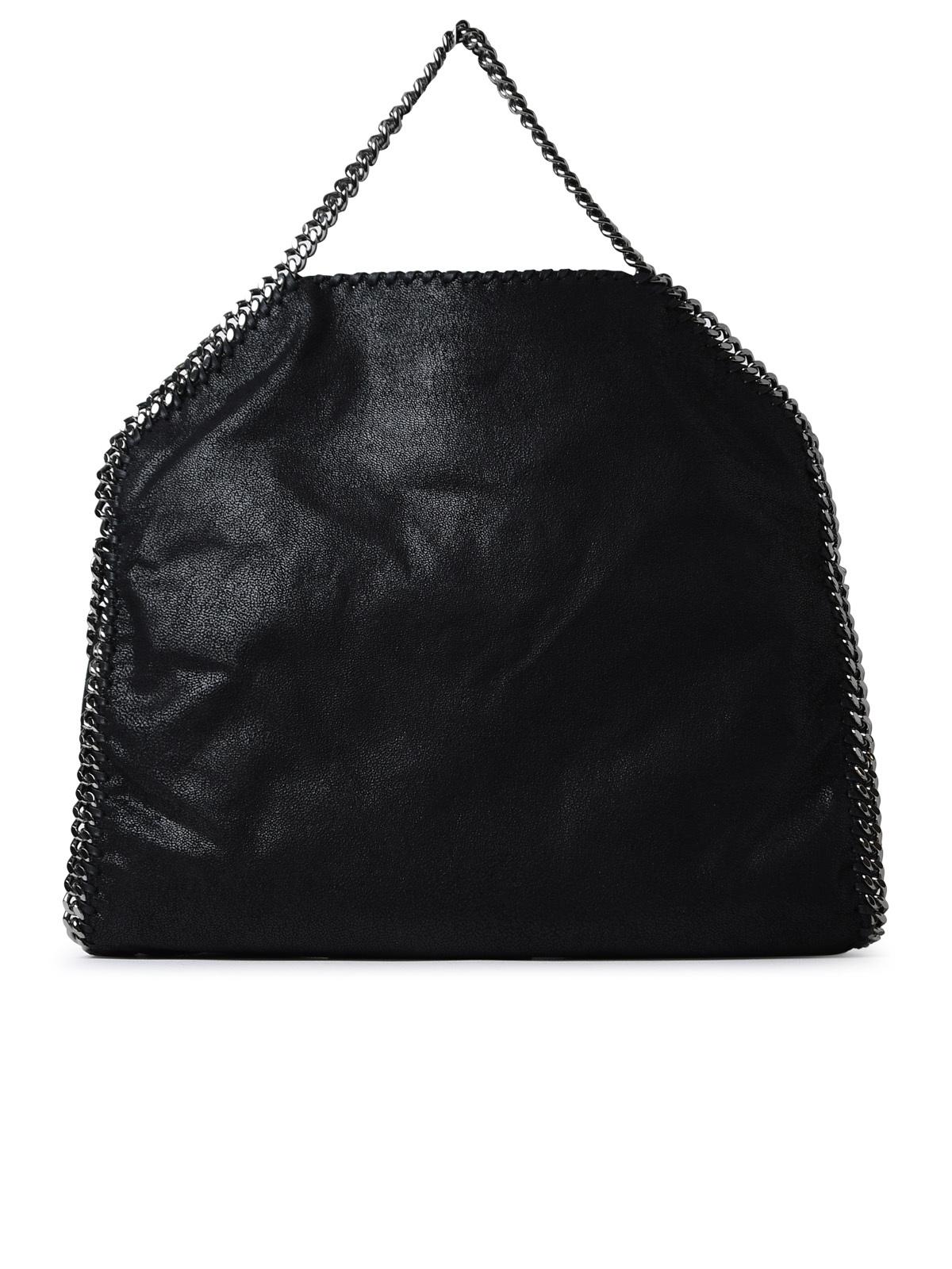 Stella ステラMCカートニーブラックポリエステルファラベラ3チェーンハンドバッグ - Image 7