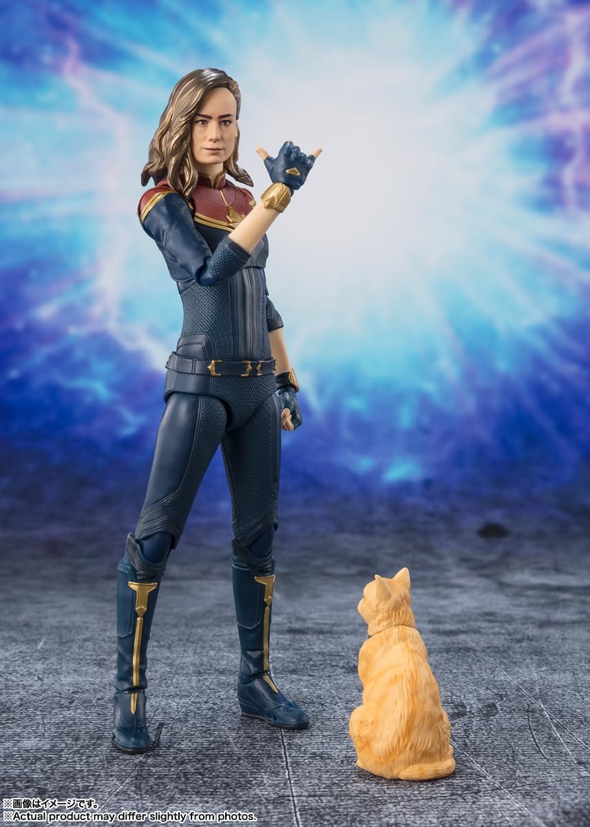 S.H. Figuarts Captain Marvel Approx. 5.9 inches (150 mm), PVC & ABS, Pre-painted Action Figure