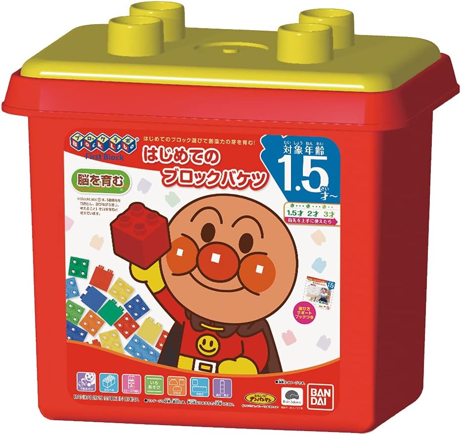 Block bucket for the first time BlockLabo block lab Anpanman (japan import)