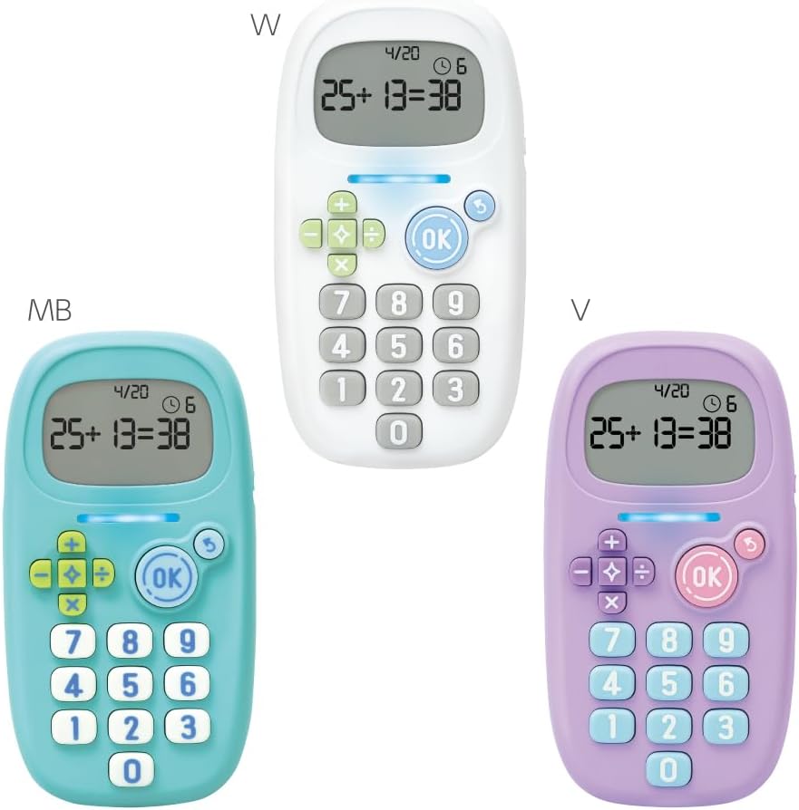 Sonic Mint Blue GS-1139-MB Mint Math Drill, For Arithmetic Calculation, Uka Suppo