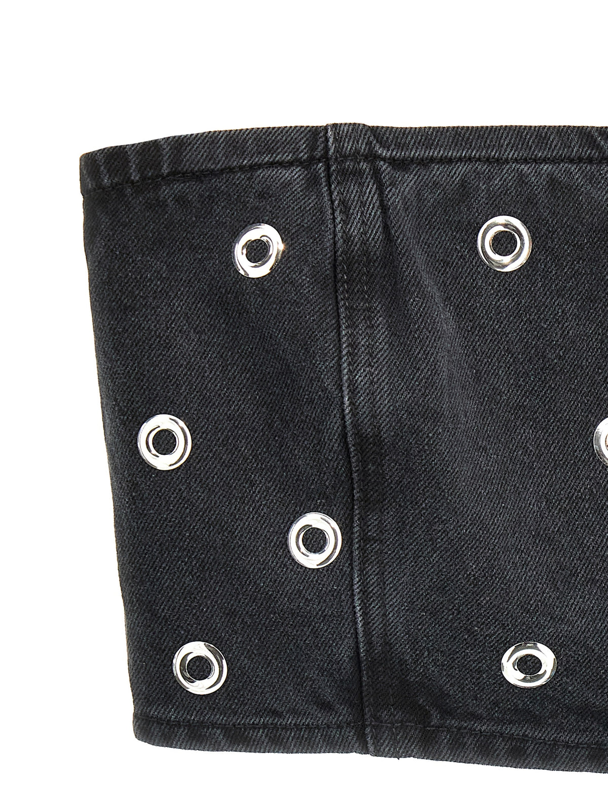 Rotate Rotate Birger Christensen 'Studded Denim' Top - Image 7