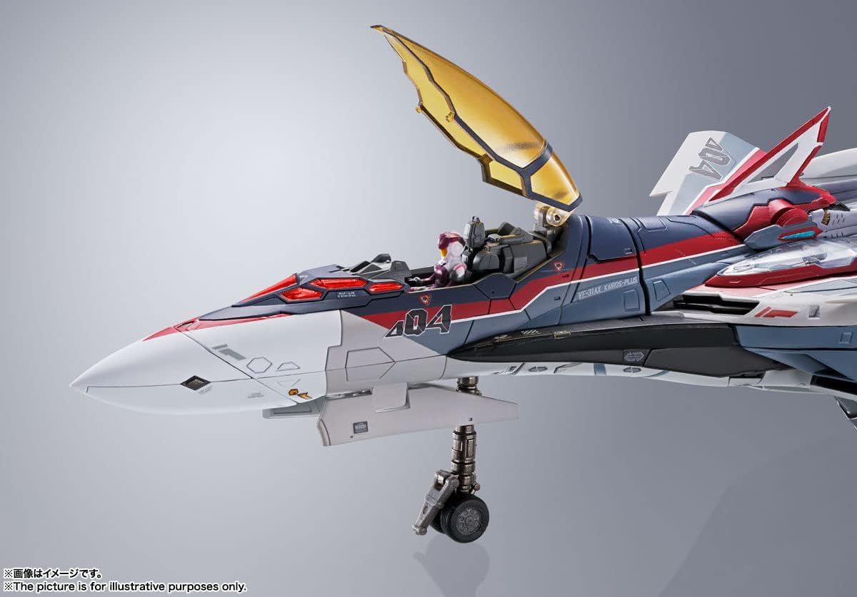 TAMASHII NATIONS DX Chogokin Movie Version Macross Delta Absolute Live!!!!!! VF-31AX Kairos Plus (Mirage Farina Genus), Approx. 10.2 inches (260 mm), ABS & Die-Cast & PVC Pre-Painted Action Figure