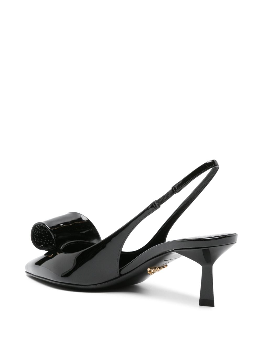 Prada プラダパテントレザースリングバックポンプ - Image 7
