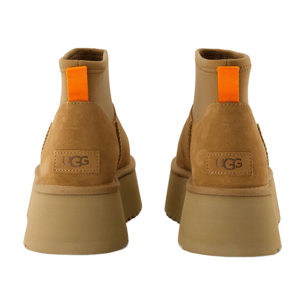Ugg WクラシックミニディッパーブーツUggレザーブラウン - Image 7