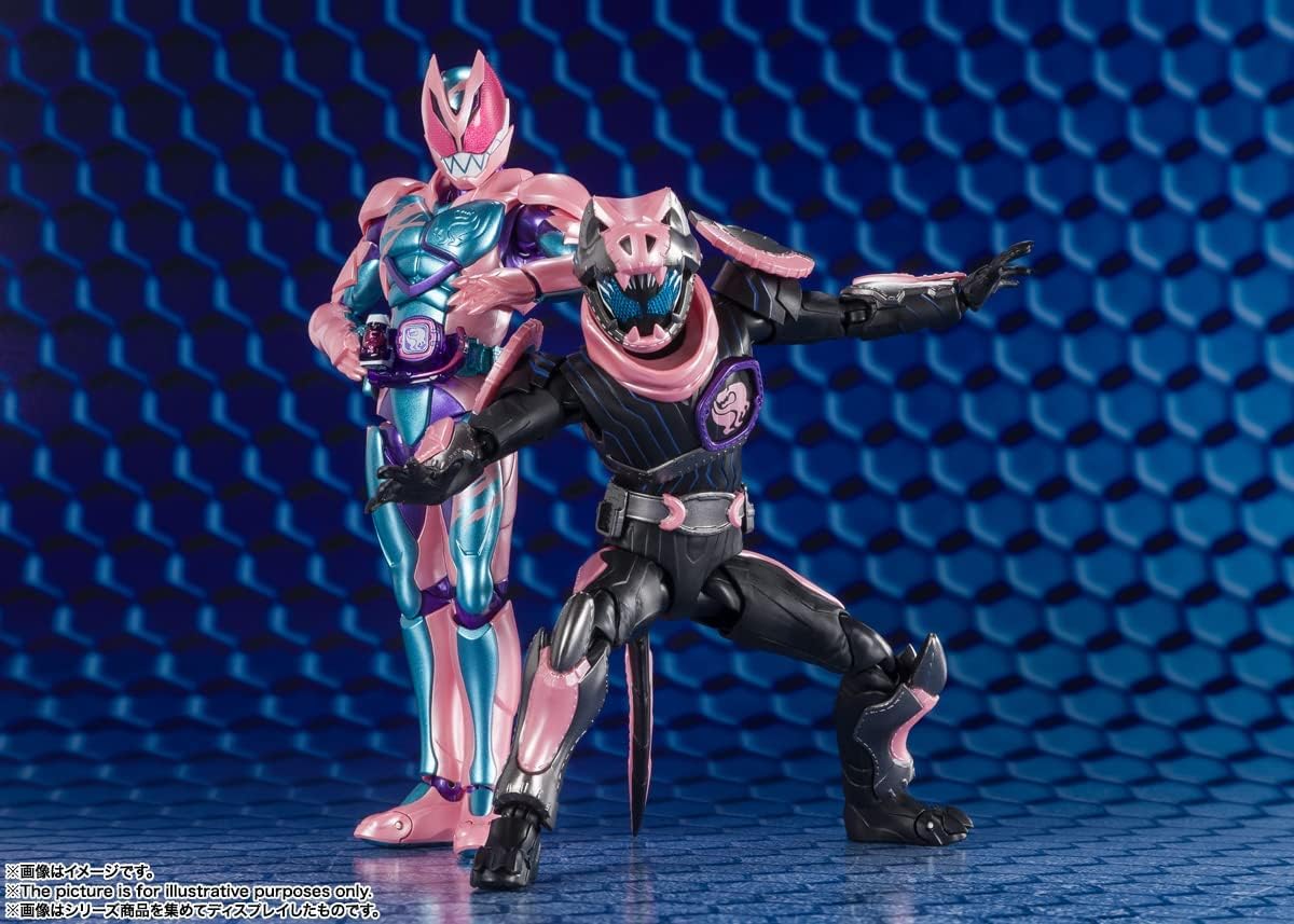 S.H. Figuarts BAS62990 Kamen Rider Review Rex Genome (First Edition), Approx. 5.9 inches (150 mm), PVC, ABS, Pre-painted Action Figure