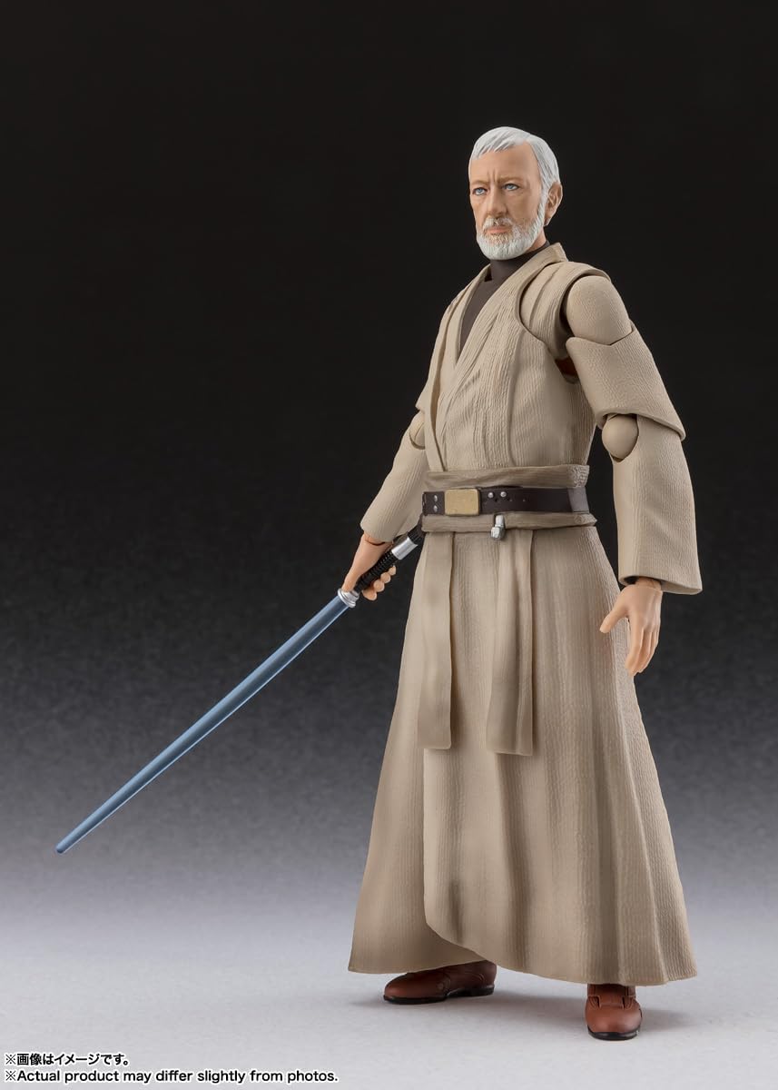 TAMASHII NATIONS S.H. Figuarts Star Wars Episode 4: New Hope Ben Kenobi -Classic Ver.- (Star Wars: A New Hope) Approx. 5.9 inches (150 mm), PVC & ABS & Fabric Pre-painted Action Figure