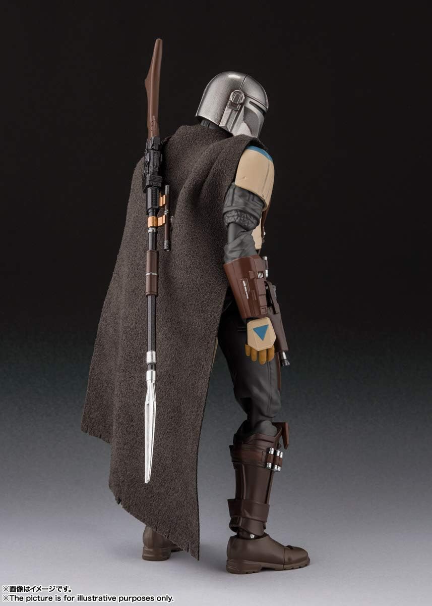 Tamashi Nations S.H. Figuarts The Mandalorian (Star Wars: The Mandalorian) (Resale Version), Approx. 5.9 inches (150 mm), ABS & PVC & Cloth Painted Action Figure