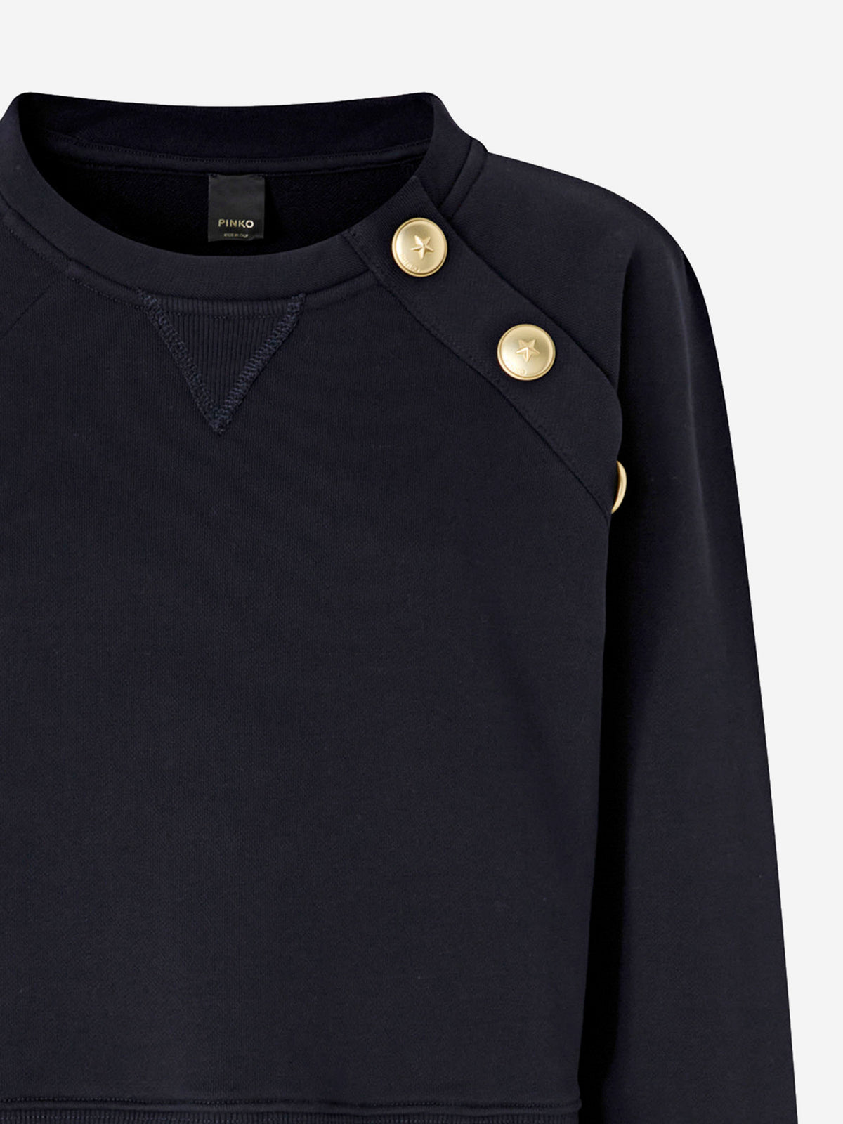 Pinko ボタン付きのピンココットンスウェットシャツ - Image 7