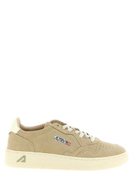 Autry Medalist White/Gold Leather Trainer - Image 7