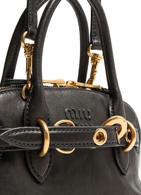 MIU MIU Aventure ナッパレザー ミニハンドバッグ - Image 7