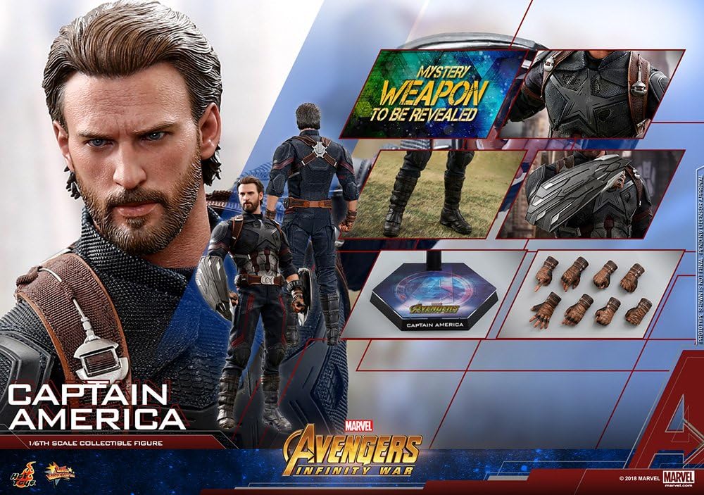 Movie Masterpiece: Avengers Infinity War, 1/6th Scale Figure Captain America