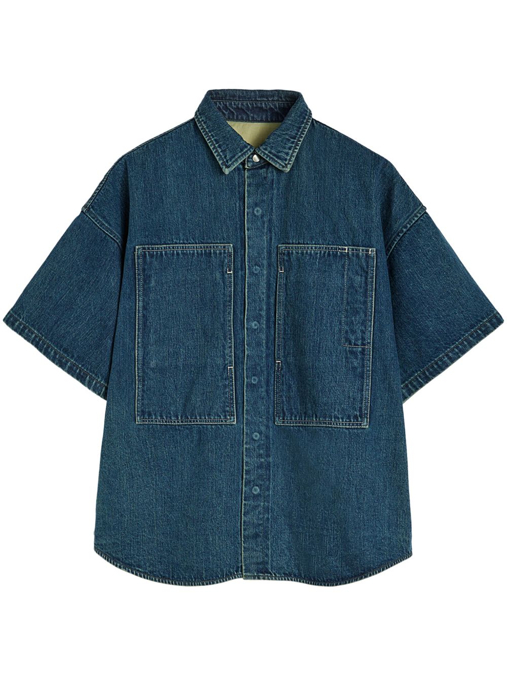 Jil ジル・サンダープラスデニムコットンシャツ - Image 7