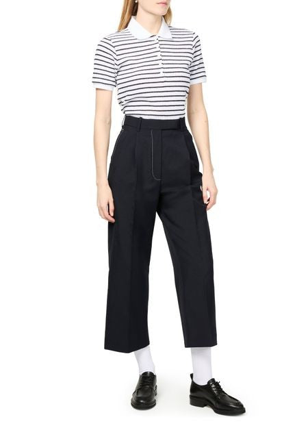 THOM BROWNE ハイウエスト ダブルプリーツ パンツ - Image 7