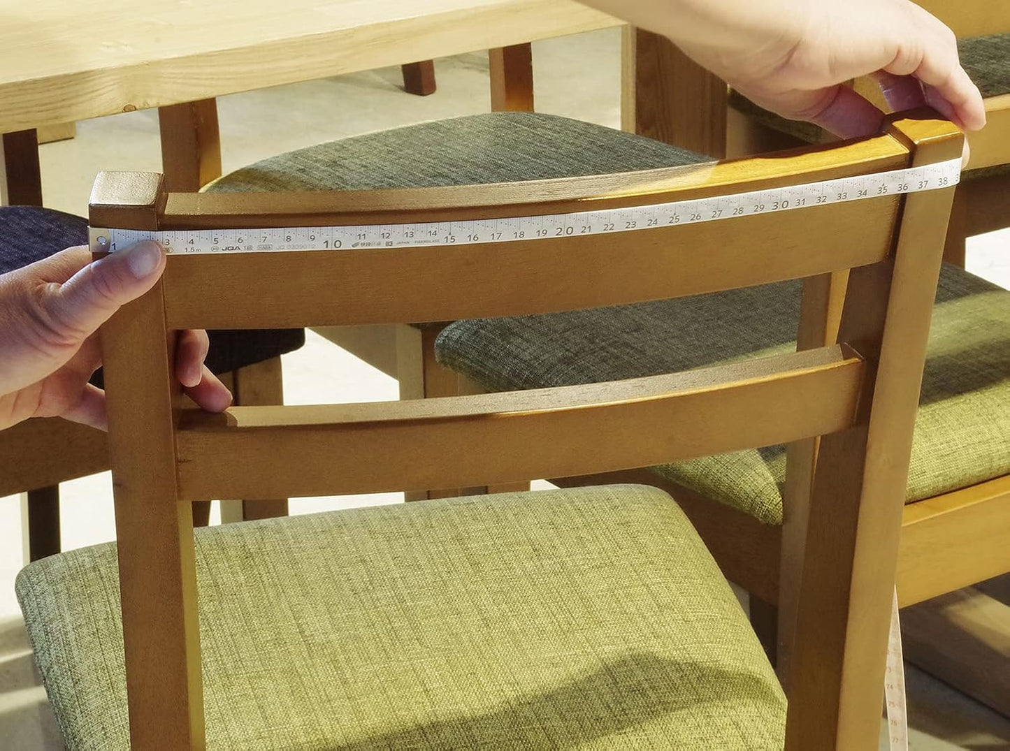 Niigata Seiki SK DMB-1215KD JIS Standard Japanese Dressing Measure Rose, Quick Step Scale, 0.5 in (12 mm) Width, 3.9 ft (1.5 m)