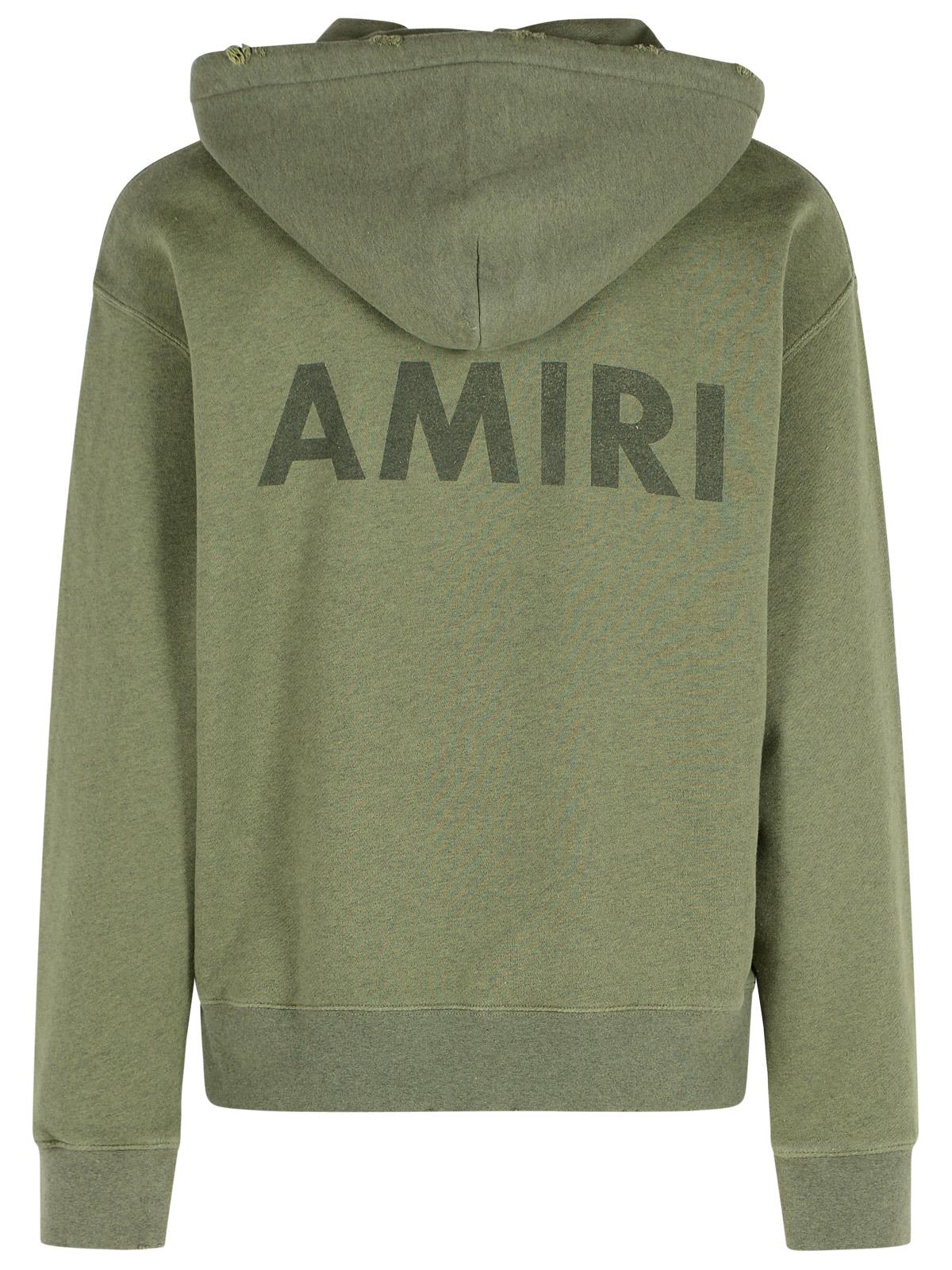 Amiri アミリ「ステンシル」グリーンコットンスウェットシャツ - Image 7