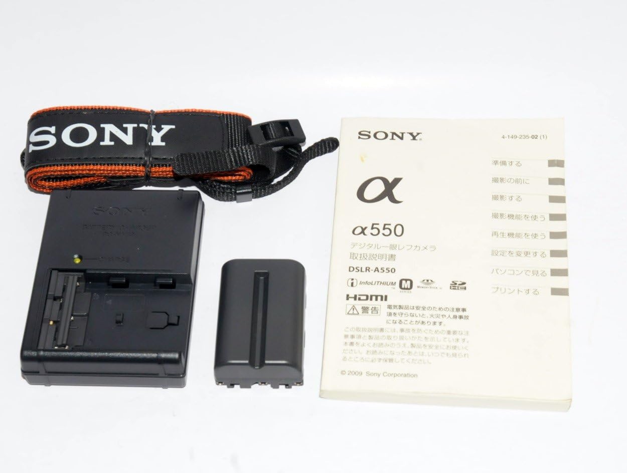 Sony DSLRA550 DSLR α550 (Single Body) Black