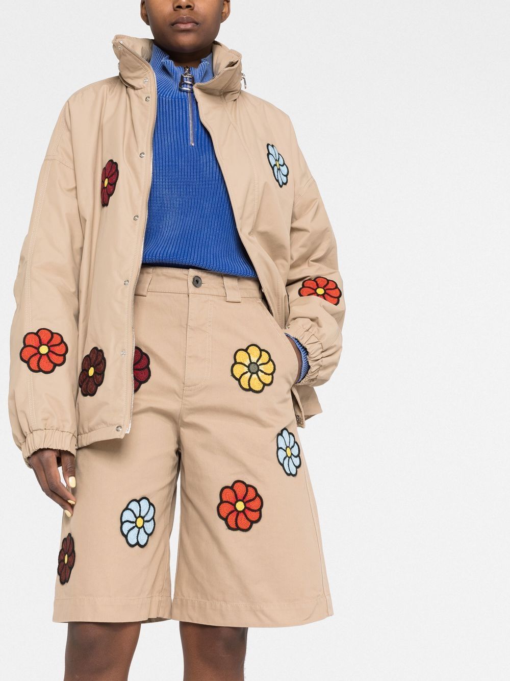 Moncler モンクレールカプセルパッチ付きコットンショーツ - Image 7