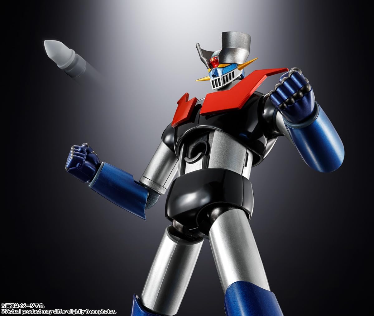 TAMASHII NATIONS Soul of Chogokin GX-117 Mazinger Z (Reinforced Type) Leather Shinka -KAKUMEI SHINKA- Approx. 6.5 inches (165 mm), Die-cast & ABS, Painted Action Figure
