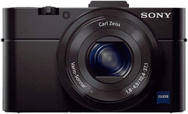 Sony Cyber-shot DSC-RX100 Digital Camera with 1.0-type Sensor and F1.8 Lens, Black.