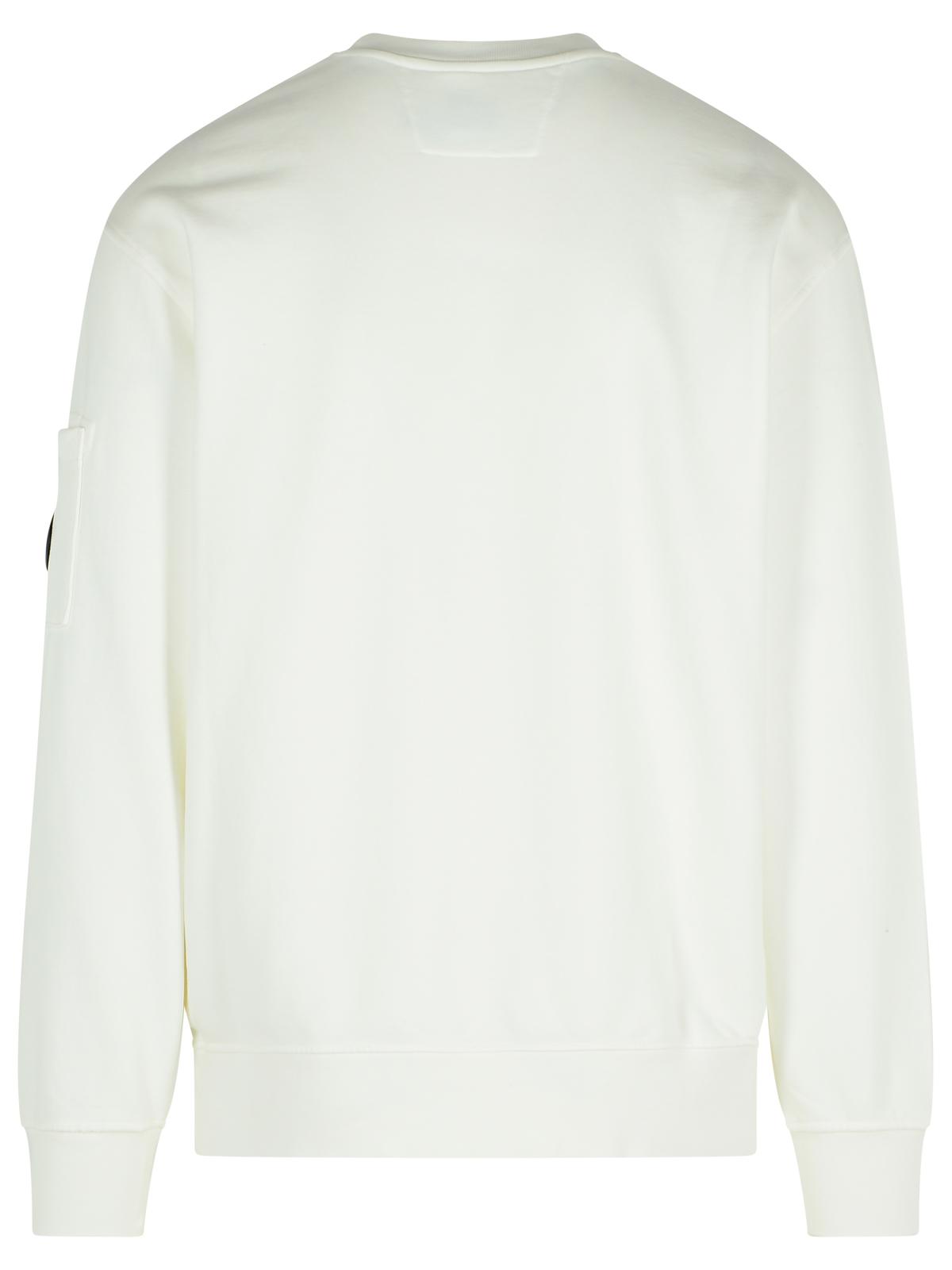 C C.P.会社のホワイトコットンスウェットシャツ - Image 7