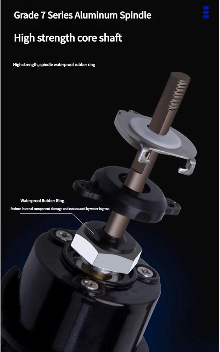 Carbon Rotation Reel Lightweight Surf Casting Spinning Reel 5.2:1 High Speed Gear Ratio Fishing Reel Withstand Strong Spinning Fishing Reel