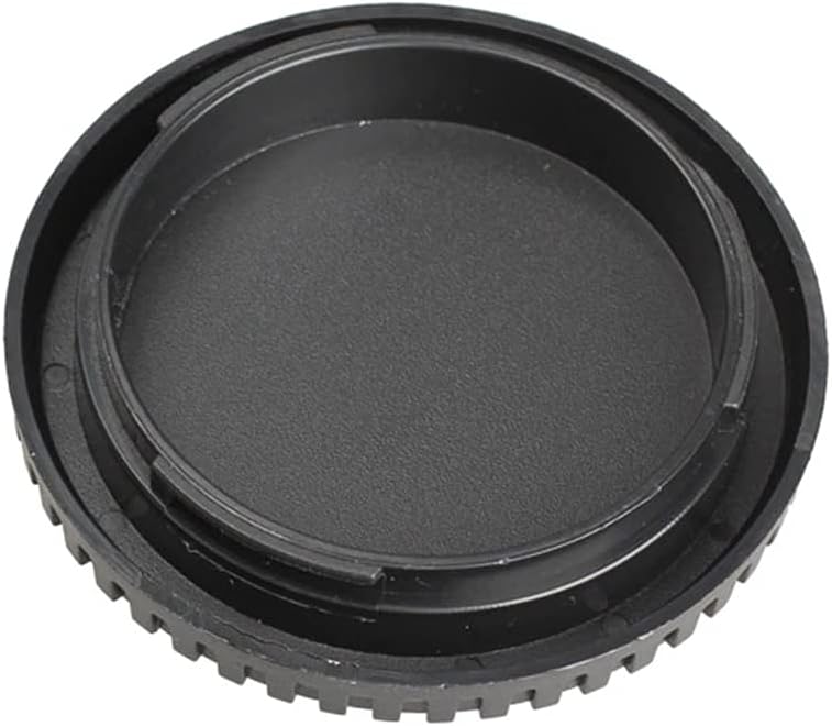 2 Pairs Audio Fan Body Cap & Lens Rear Cover for CANON EOS Series Body EF Mount EF-S Mount Lens