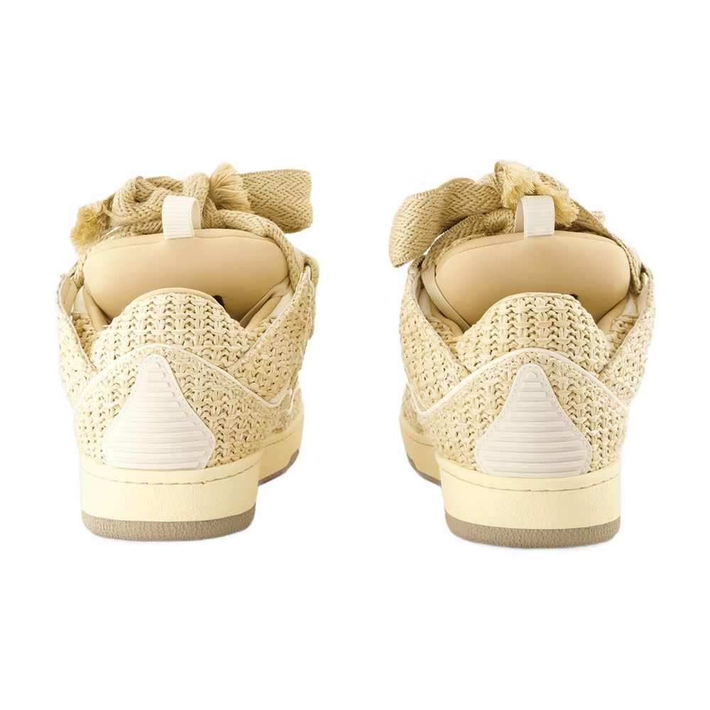 Lanvin 縁石スニーカーランビン合成ベージュ - Image 7