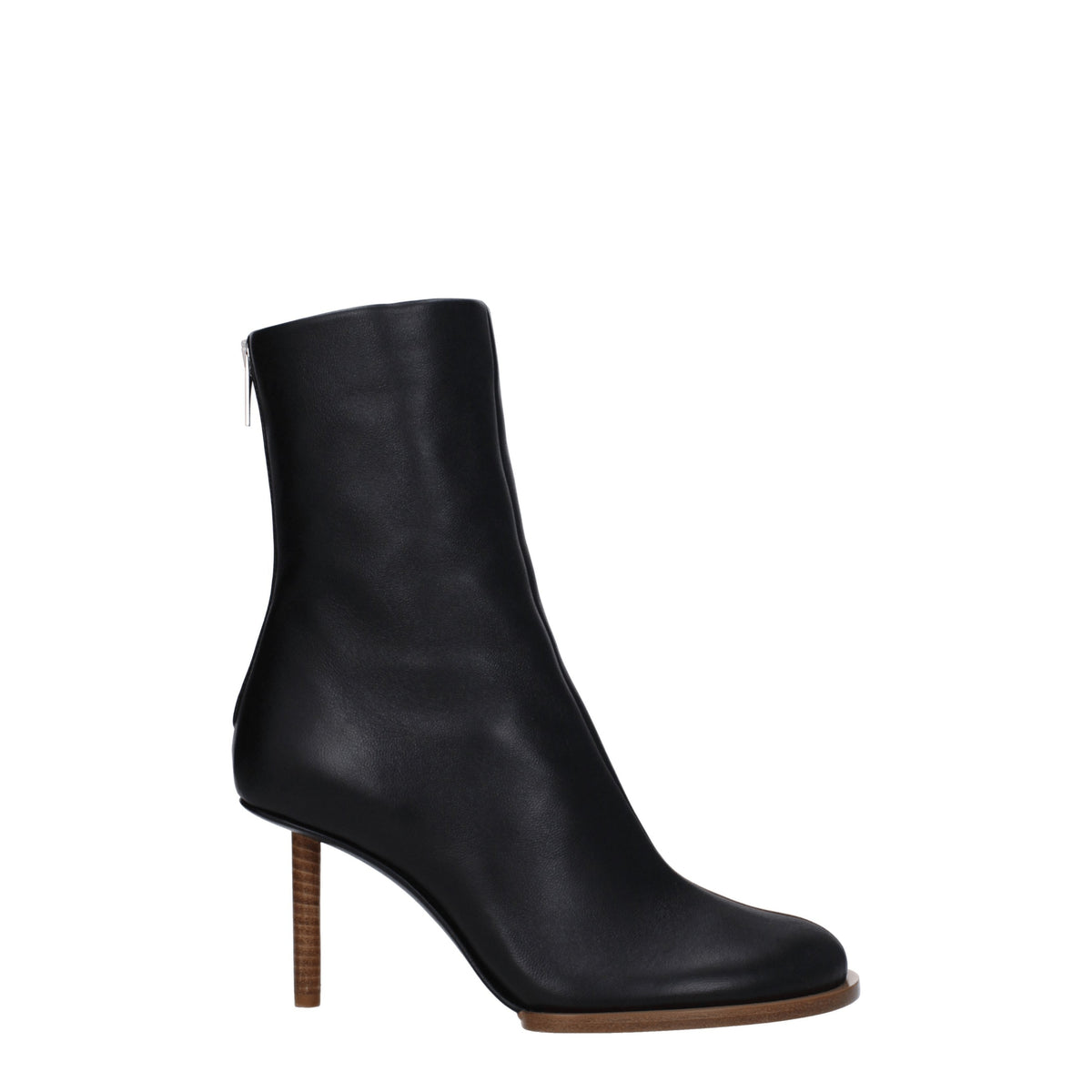 Jacquemus Jacquemus Stivaletti Donna Pelle Nero - Image 7