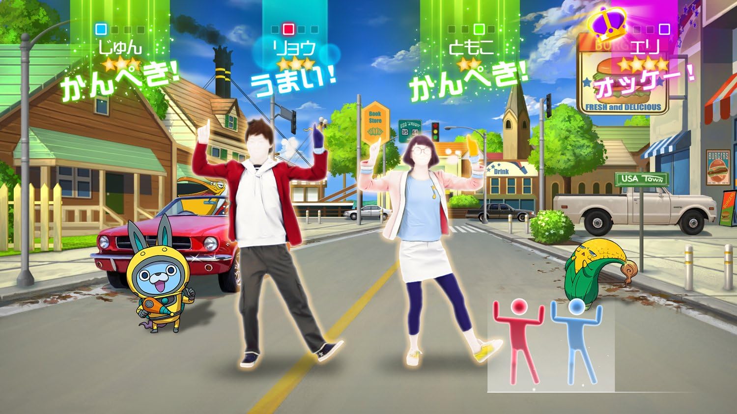 妖怪ウォッチダンスWiiU JUST DANCE(R) スペシャルバージョン Wiiリモコンプラスセット(ブリー隊長うたメダル 同梱)