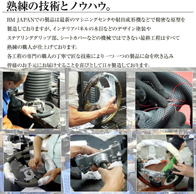 Genuine Replacement Steering NOAH/VOXY Noah/Boxy 80 Series Harrier 60 Series Normal Type Handle Custom Parts (Piano Black)