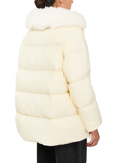YVES SALOMON Hooded puffer jacket with a fox fur collar - Image 7