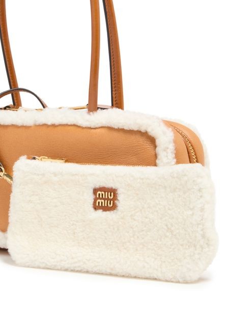 MIU MIU Beau small shearling bag - Image 7