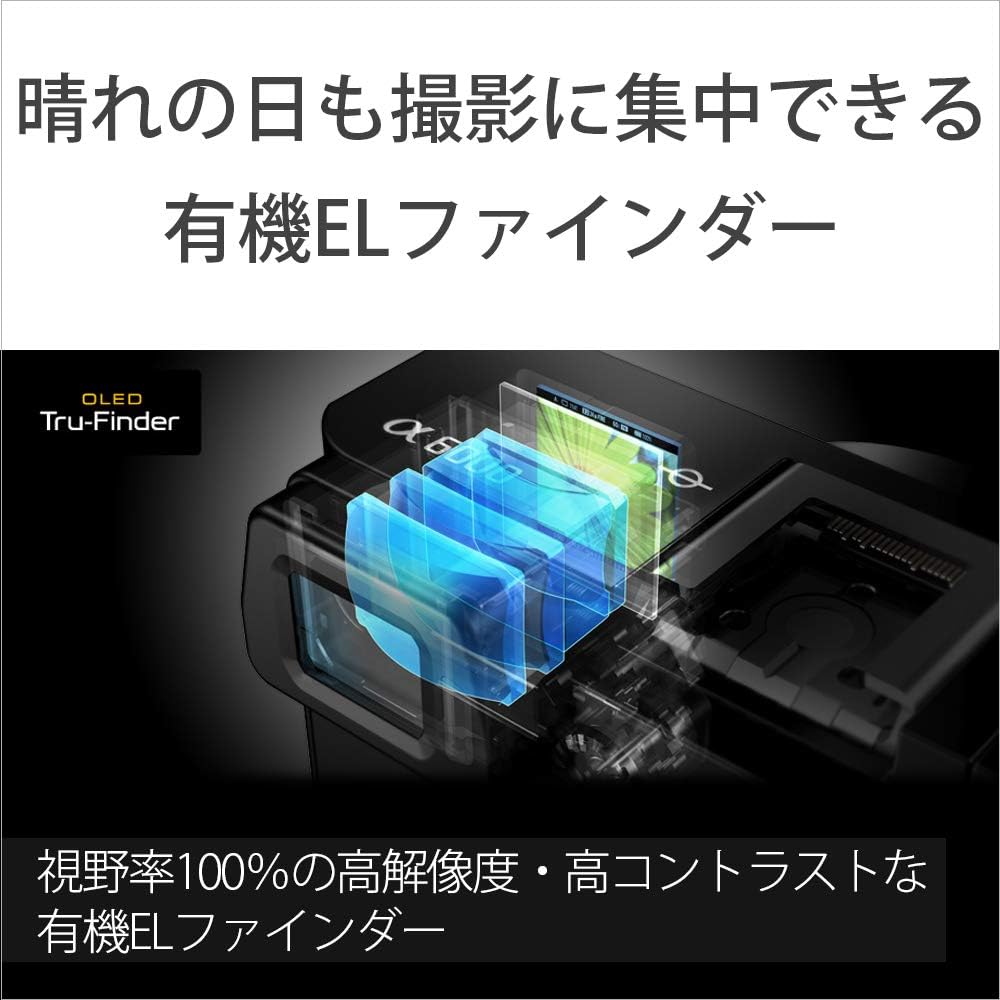 Sony ILCE-6000Y W Mirrorless SLR Alpha 6000 Double Zoom Lens Kit E PZ 16-50mm F3.5-5.6 OSS + E 55-210mm F4.5-6.3 OSS, White