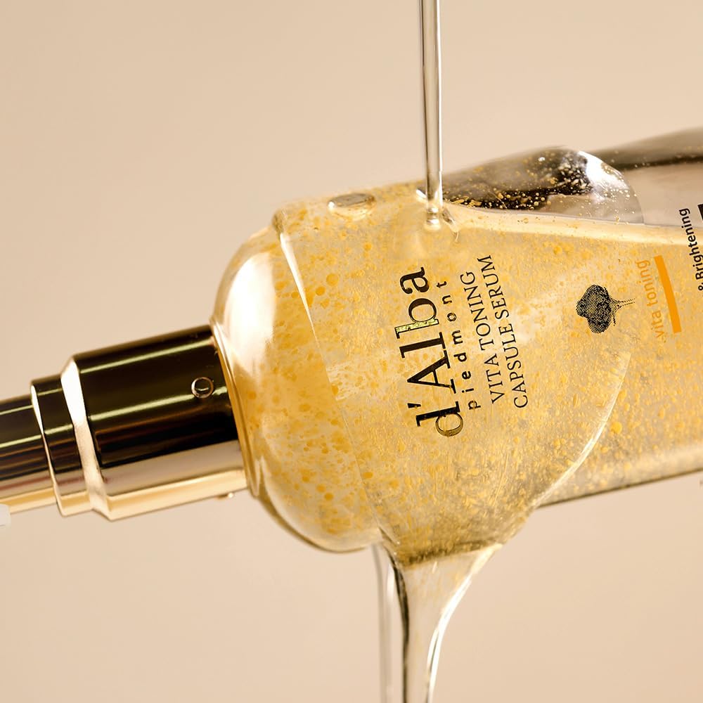 d'Alba Vititoning Capsule Serum, 1.7 fl oz (50 ml), Vita Toning Cupsule Serum, Serum, Ampoule, Moisturizing, Soothing, Dry Skin, Moist Vitamin, Glutathione