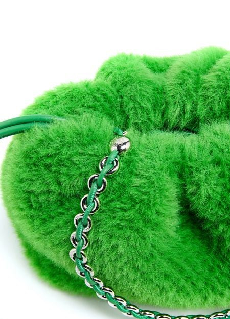 LOEWE Flamenco Purse カーフレザー & ファー ミディアム バッグ - Image 7