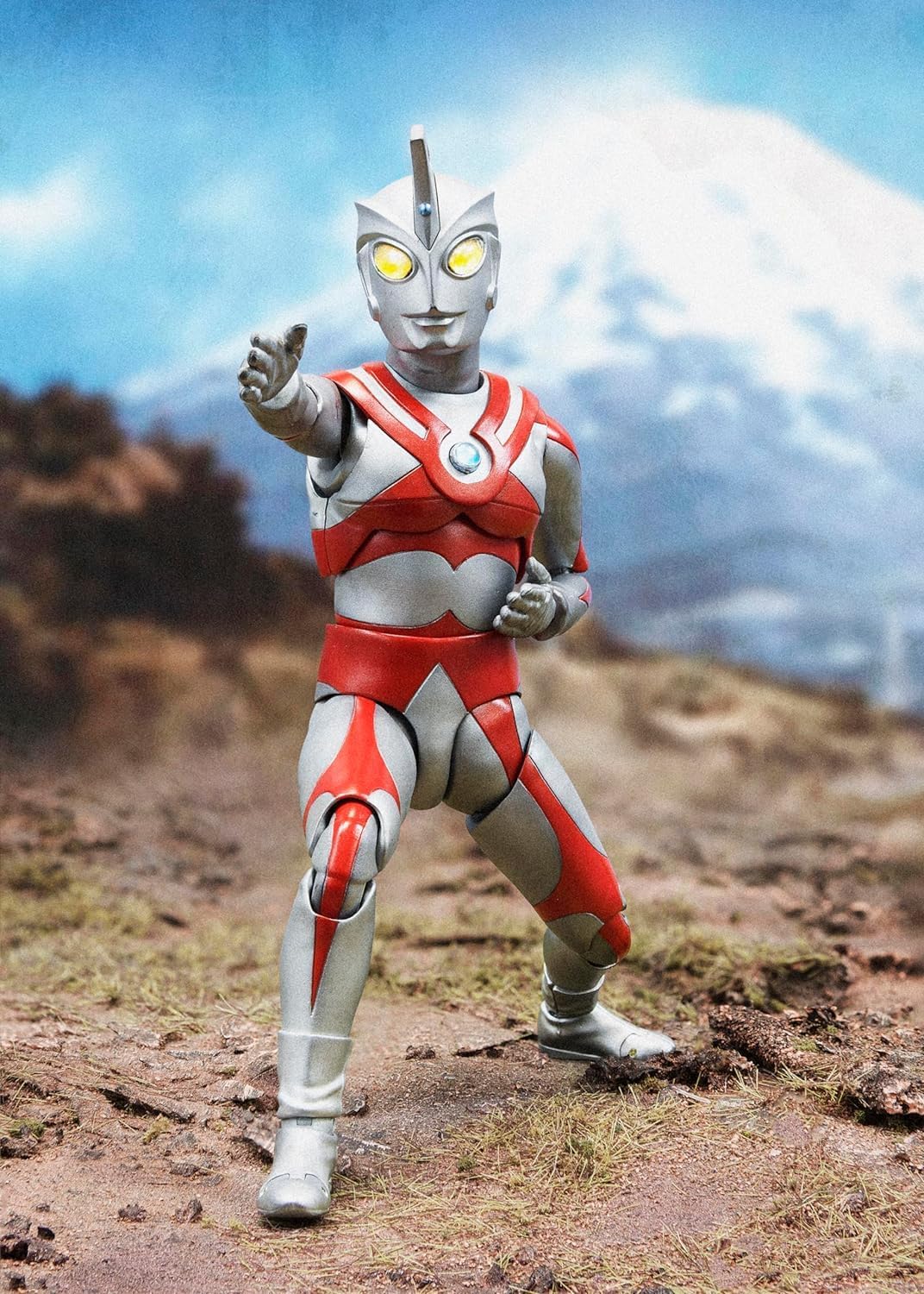 S.H. Figuarts Ultraman A (Resale Version), Approx. 5.9 inches (150 mm), PVC & ABS, Pre-painted Action Figure