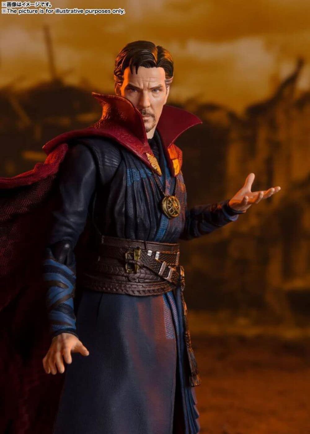 BANDAI SPIRITS S.H. Figuarts Avengers Doctor Strange - BATTLE ON TITAN EDITION Approx. 5.9 inches (150 mm), PVC, ABS, Fabric, Painted Action Figure