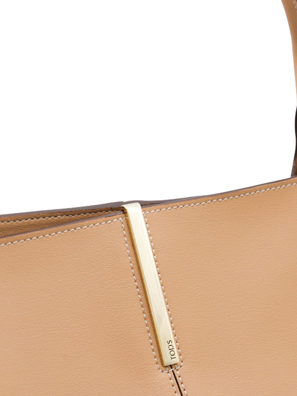 Tods トッド 'S ミディアムレザーショッピングバッグ - Image 7