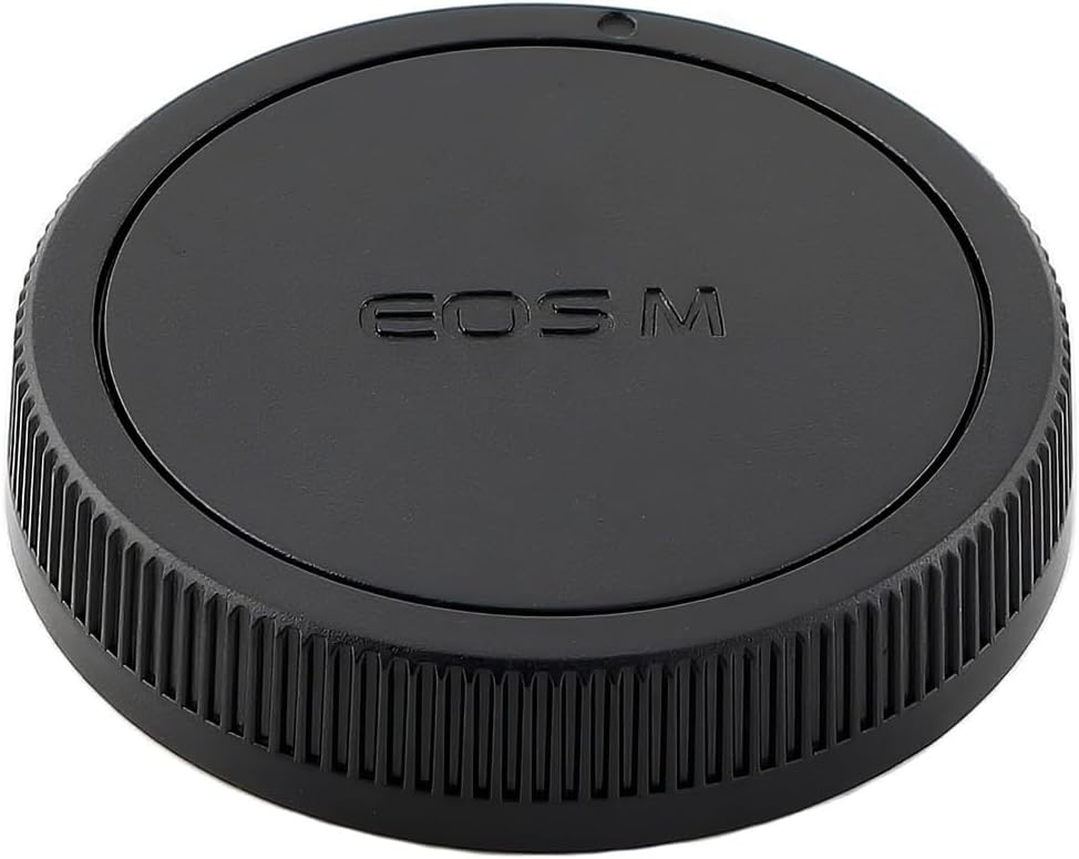 2 Pairs Canon EF-M Mount Rear Lens Cover + Body Cover for EOS M M3 M5 M6 M6 Mark II / M10 M50 M100 M200 / Kiss M2 Kiss M and More Canon EF-M Cameras & Lenses